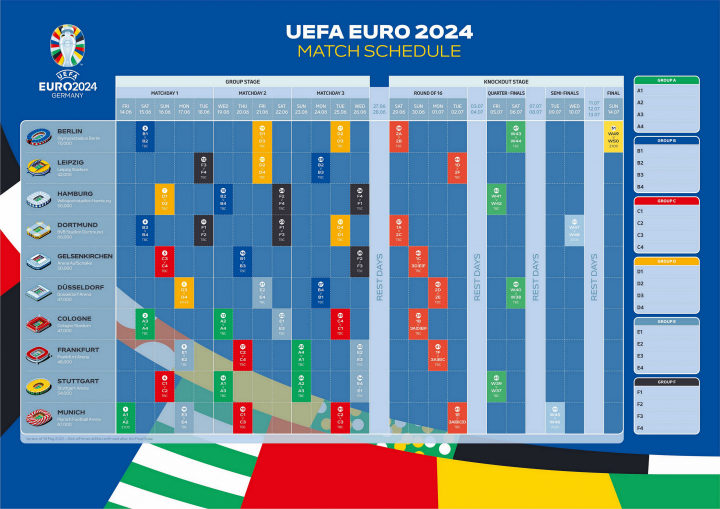 4、比赛时间和地点 2021年欧洲杯将于2021年6月11日至7月11日在欧洲的11个城市举行-第3张图片-经营科技_一个专注于足球和篮球的体育站